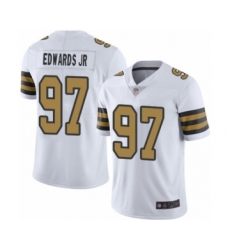 Youth New Orleans Saints #97 Mario Edwards Jr Limited White Rush Vapor Untouchable Football Jersey