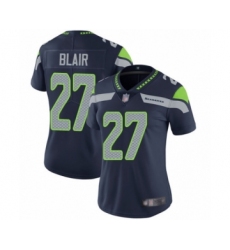 Women's Seattle Seahawks #27 Marquise Blair Navy Blue Team Color Vapor Untouchable Limited Player Football Jersey