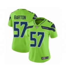 Women's Seattle Seahawks #57 Cody Barton Limited Green Rush Vapor Untouchable Football Jersey
