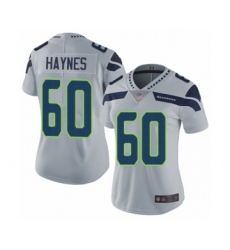 Women's Seattle Seahawks #60 Phil Haynes Grey Alternate Vapor Untouchable Limited Player Football Jersey