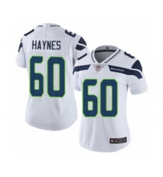 Women's Seattle Seahawks #60 Phil Haynes White Vapor Untouchable Limited Player Football Jersey