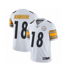 Youth Pittsburgh Steelers #18 Diontae Johnson White Vapor Untouchable Limited Player Football Jersey