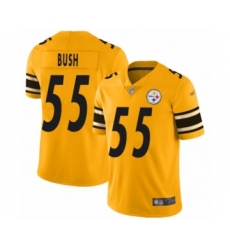 Youth Pittsburgh Steelers #55 Devin Bush Limited Gold Inverted Legend Football Jersey