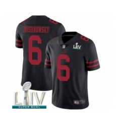 Men's San Francisco 49ers #6 Mitch Wishnowsky Black Alternate Vapor Untouchable Limited Player Super Bowl LIV Bound Football Jersey