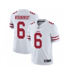 Men's San Francisco 49ers #6 Mitch Wishnowsky White Vapor Untouchable Limited Player Football Jersey