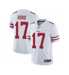 Men's San Francisco 49ers #17 Jalen Hurd White Vapor Untouchable Limited Player Football Jersey