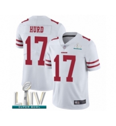 Youth San Francisco 49ers #17 Jalen Hurd White Vapor Untouchable Limited Player Super Bowl LIV Bound Football Jersey