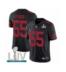 Men's San Francisco 49ers #55 Dee Ford Black Alternate Vapor Untouchable Limited Player Super Bowl LIV Bound Football Jersey