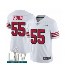 Youth San Francisco 49ers #55 Dee Ford Limited White Rush Vapor Untouchable Super Bowl LIV Bound Football Jersey