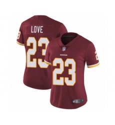 Women's Washington Redskins #23 Bryce Love Burgundy Red Team Color Vapor Untouchable Limited Player Football Jersey