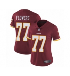 Women's Washington Redskins #77 Ereck Flowers Burgundy Red Team Color Vapor Untouchable Limited Player Football Jersey