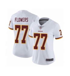 Women's Washington Redskins #77 Ereck Flowers White Vapor Untouchable Limited Player Football Jersey