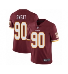 Youth Washington Redskins #90 Montez Sweat Burgundy Red Team Color Vapor Untouchable Limited Player Football Jersey