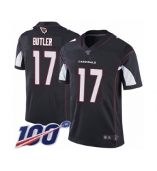Men's Arizona Cardinals #17 Hakeem Butler Black Alternate Vapor Untouchable Limited Player 100th Season Football Jersey