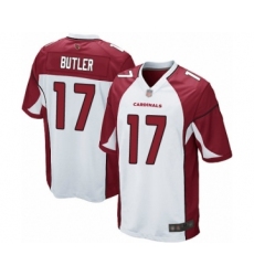 Men's Arizona Cardinals #17 Hakeem Butler Game White Football Jersey