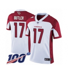 Men's Arizona Cardinals #17 Hakeem Butler White Vapor Untouchable Limited Player 100th Season Football Jersey