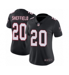Women's Atlanta Falcons #20 Kendall Sheffield Black Alternate Vapor Untouchable Limited Player Football Jersey