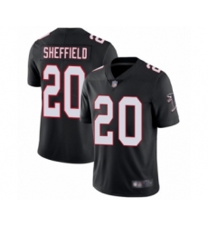 Youth Atlanta Falcons #20 Kendall Sheffield Black Alternate Vapor Untouchable Limited Player Football Jersey
