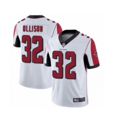 Men's Atlanta Falcons #32 Qadree Ollison White Vapor Untouchable Limited Player Football Jersey