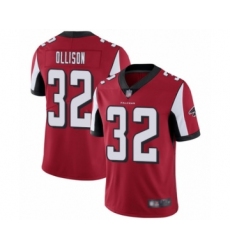 Youth Atlanta Falcons #32 Qadree Ollison Red Team Color Vapor Untouchable Limited Player Football Jersey