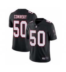 Men's Atlanta Falcons #50 John Cominsky Black Alternate Vapor Untouchable Limited Player Football Jersey