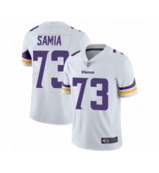 Youth Minnesota Vikings #73 Dru Samia White Vapor Untouchable Limited Player Football Jersey