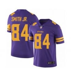 Men's Minnesota Vikings #84 Irv Smith Jr. Limited Purple Rush Vapor Untouchable Football Jersey