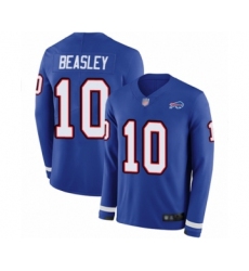 Youth Buffalo Bills #10 Cole Beasley Limited Royal Blue Therma Long Sleeve Football Jersey