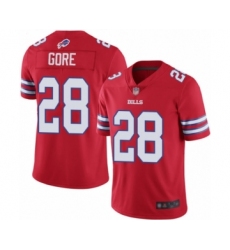 Men's Buffalo Bills #28 Frank Gore Limited Red Rush Vapor Untouchable Football Jersey