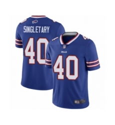 Youth Buffalo Bills #40 Devin Singletary Royal Blue Team Color Vapor Untouchable Limited Player Football Jersey
