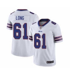 Youth Buffalo Bills #61 Spencer Long White Vapor Untouchable Limited Player Football Jersey