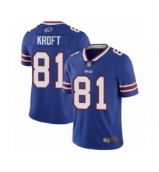 Men's Buffalo Bills #81 Tyler Kroft Royal Blue Team Color Vapor Untouchable Limited Player Football Jersey