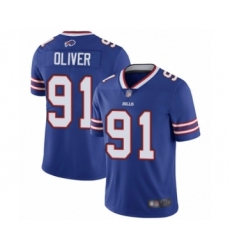 Youth Buffalo Bills #91 Ed Oliver Royal Blue Team Color Vapor Untouchable Limited Player Football Jersey