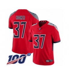 Men's Tennessee Titans #37 Amani Hooker Limited Red Inverted Legend 100th Season Football Jersey
