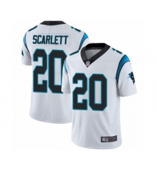 Men's Carolina Panthers #20 Jordan Scarlett White Vapor Untouchable Limited Player Football Jersey