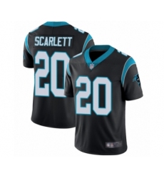 Youth Carolina Panthers #20 Jordan Scarlett Black Team Color Vapor Untouchable Limited Player Football Jersey