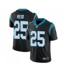 Men's Carolina Panthers #25 Eric Reid Black Team Color Vapor Untouchable Limited Player Football Jersey