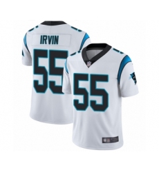Men's Carolina Panthers #55 Bruce Irvin White Vapor Untouchable Limited Player Football Jersey