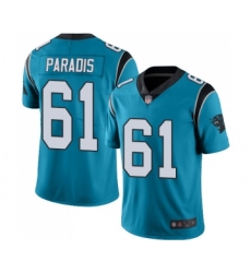 Youth Carolina Panthers #61 Matt Paradis Limited Blue Rush Vapor Untouchable Football Jersey