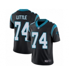 Men's Carolina Panthers #74 Greg Little Black Team Color Vapor Untouchable Limited Player Football Jersey