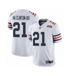Men's Chicago Bears #21 Ha Clinton-Dix White 100th Season Limited Football Jersey