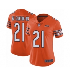 Women's Chicago Bears #21 Ha Clinton-Dix Orange Alternate 100th Season Limited Football Jersey