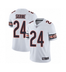 Youth Chicago Bears #24 Buster Skrine White Vapor Untouchable Limited Player Football Jersey