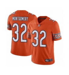 Youth Chicago Bears #32 David Montgomery Orange Alternate Vapor Untouchable Limited Player Football Jersey