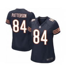 Women's Chicago Bears #84 Cordarrelle Patterson Game Navy Blue Team Color Football Jersey