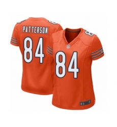 Women's Chicago Bears #84 Cordarrelle Patterson Game Orange Alternate Football Jersey