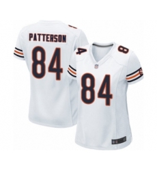 Women's Chicago Bears #84 Cordarrelle Patterson Game White Football Jersey
