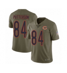 Youth Chicago Bears #84 Cordarrelle Patterson Limited Olive 2017 Salute to Service Football Jersey