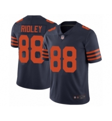 Men's Chicago Bears #88 Riley Ridley Limited Navy Blue Rush Vapor Untouchable Football Jersey