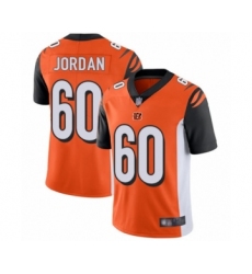 Men's Cincinnati Bengals #60 Michael Jordan Orange Alternate Vapor Untouchable Limited Player Football Jersey